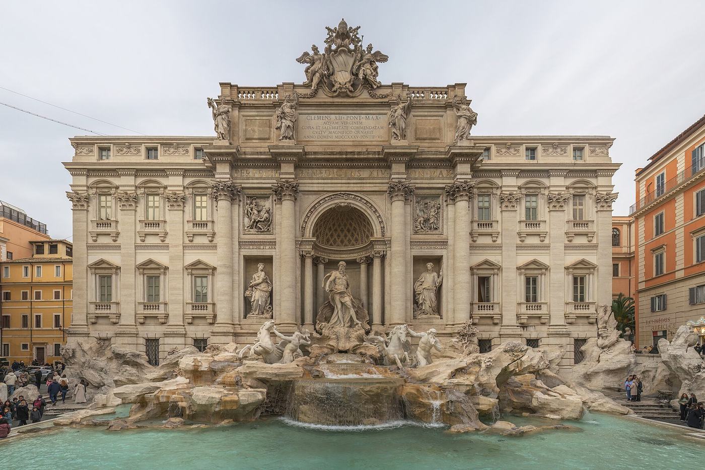 La Fontana di Trevi, en Roma