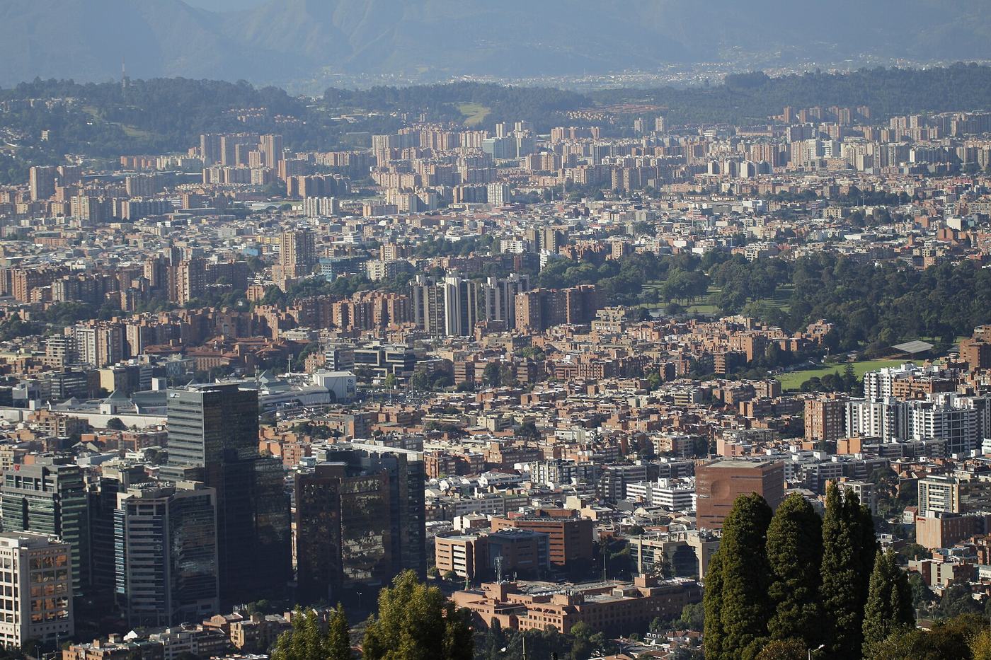 Vista de Bogotá desde Usaquén
