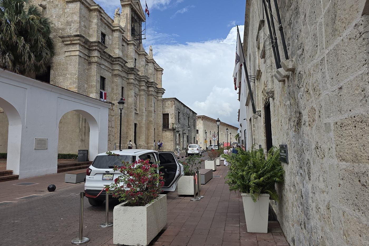La calle Las Damas, en la Zona Colonial de Santo Domingo
